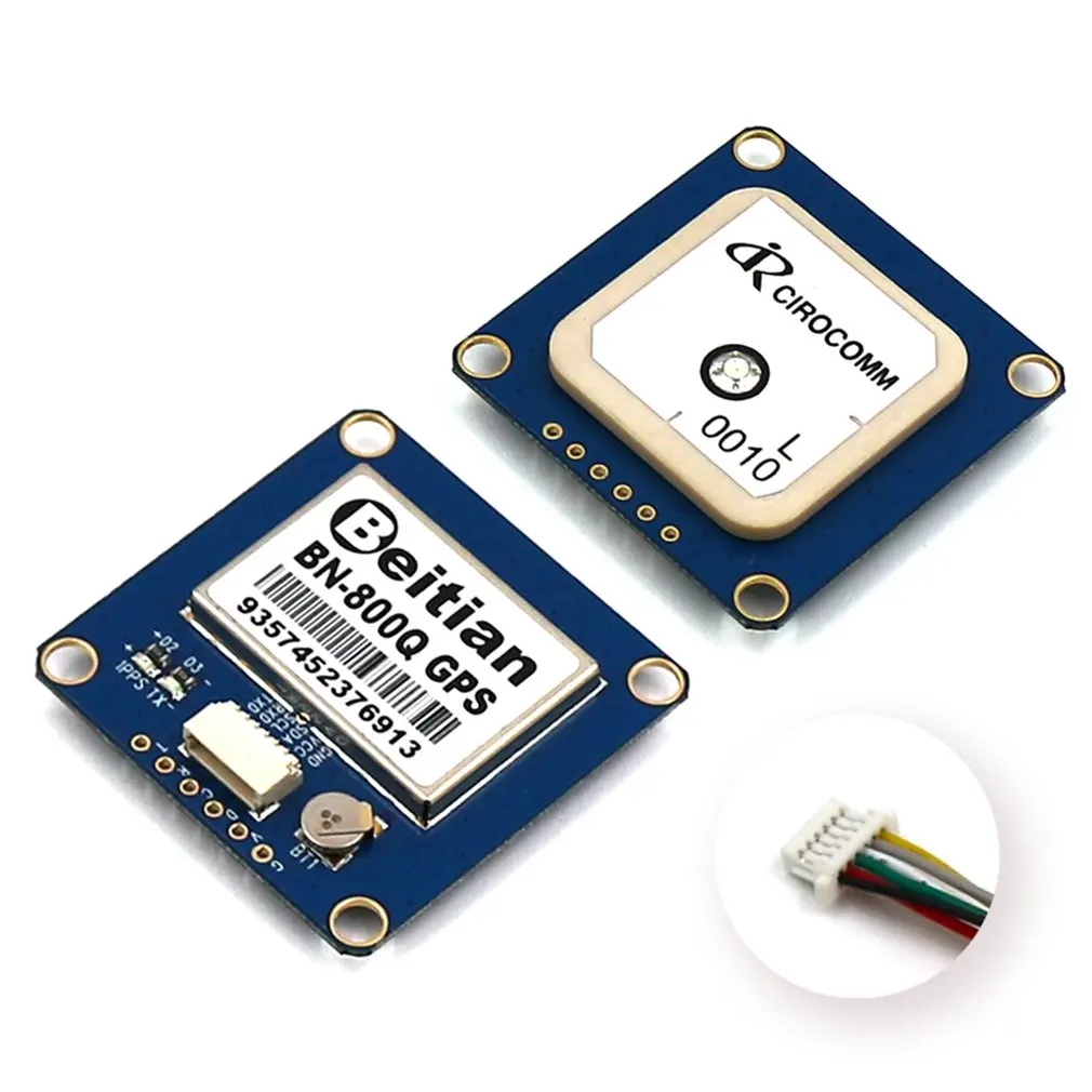 

PIX4 UAV GNSS двухрежимный GPS-модуль APM управление полетом фиксированное отверстие QMC5883 магнитный компас