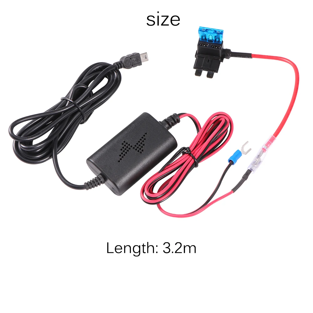 Мини USB 12 В до 5 рекордер для вождения понижающий Кабель gps навигация