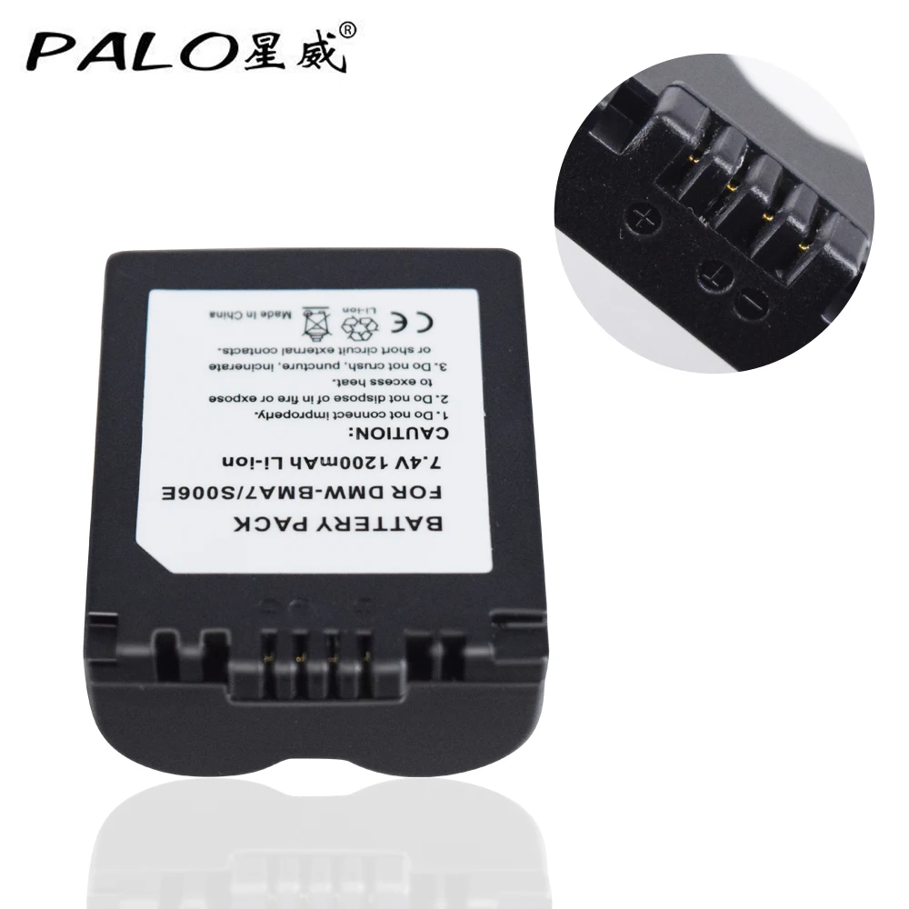 Аккумуляторная батарея для фотоаппарата Φ/S006E BMA7 S006E 7 4 V 1200mah Li Ion фз8 FZ18 FZ28 RZ30 FZ50 и т.