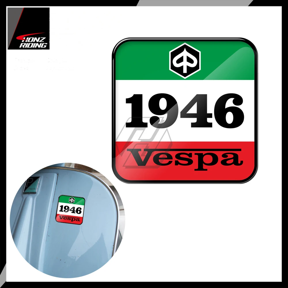Наклейка 3D полимер для Piaggio Vespa Sprint GTS GTV LX LT LXV PX PRIMAVERA 50 125 150 200 300 1946|Наклейки и