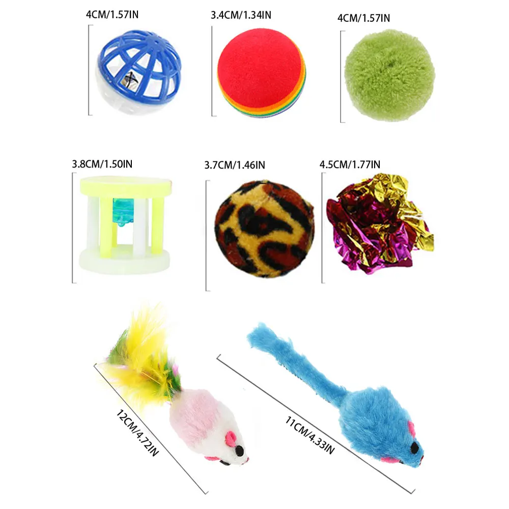 Игрушка для кошек шар плюс светильник перьев игрушка метания Забавный