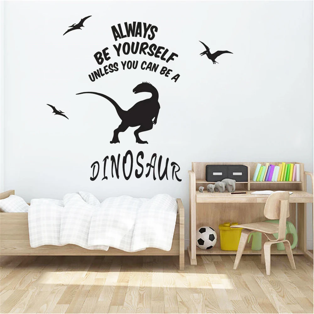 

Dinosaur Wall Stickers For Dinosaur Nursery Kids Room Decals Removable Vinyl Wallpaper Livingroom Decorative Poster HJ0577