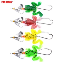 4pcs simulation frog bait 6g 90mm fishing lures 4 colors with hook crank bait fishing tackle