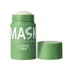 Очищающая зеленая палочка, зеленая чайная палочка, очищающая зеленая маска для контроля жирности, против акне, баклажанов, отбеливающая маска для ухода за кожей