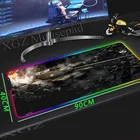 Большой коврик для мыши XGZ RGB с блокировкой по краям, с изображением замка, Мир танков, пользовательский компьютерный Настольный коврик, резиновый нескользящий коврик 900x400  800x300