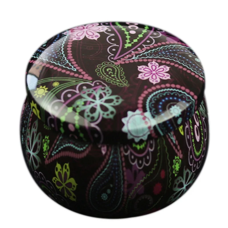 Органайзер в форме барабана коробка для конфет и печенья жестяная розового