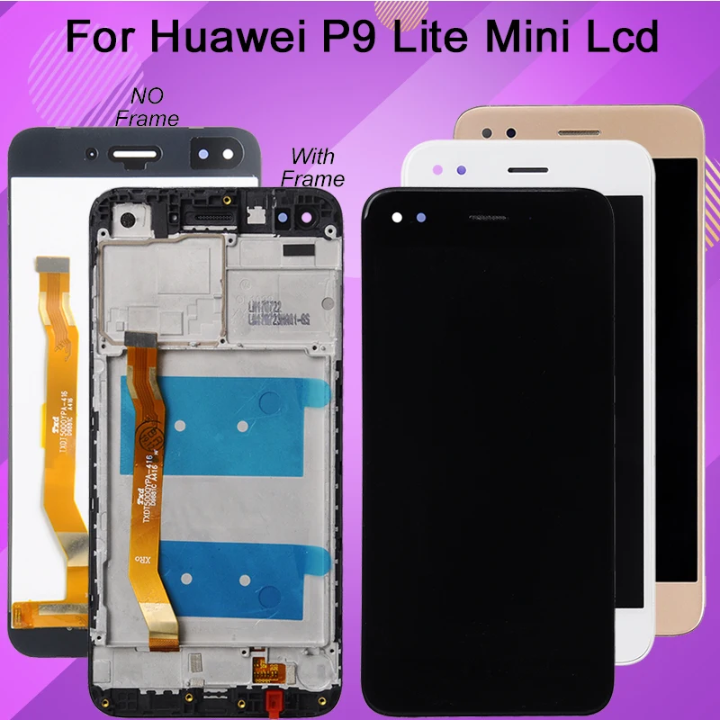 Catteny для Huawei P9 Lite мини дисплей с сенсорным экраном дигитайзер сборка Замена 5 0