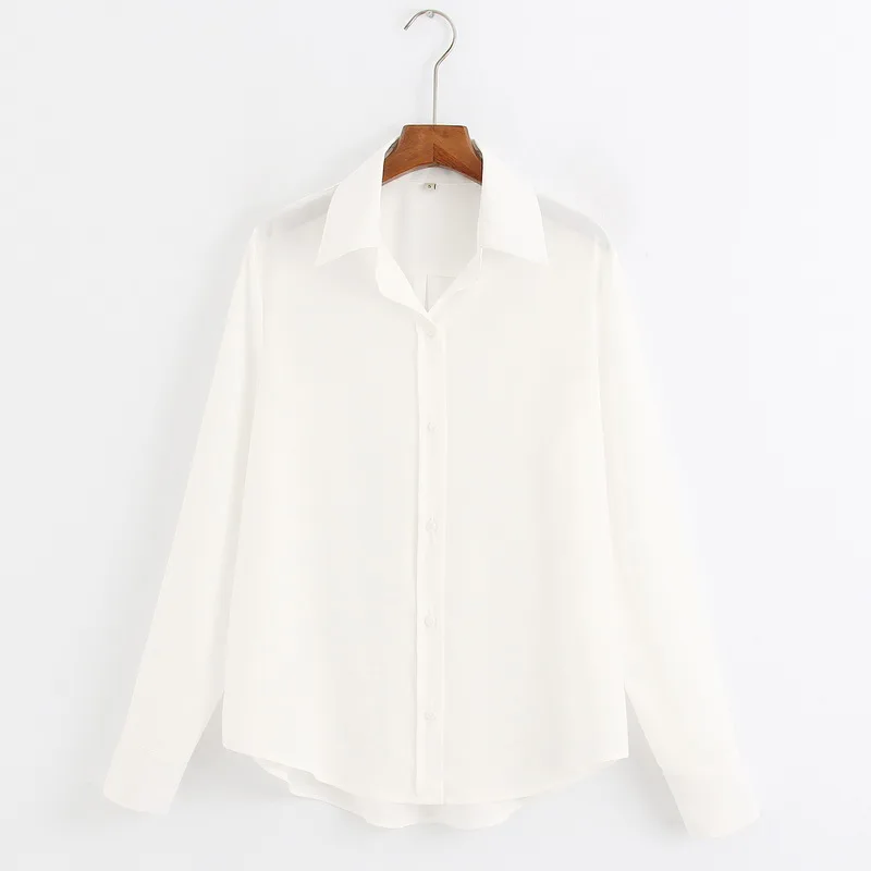 Женская блузка весна 2020 новые модные топы с длинными рукавами современные