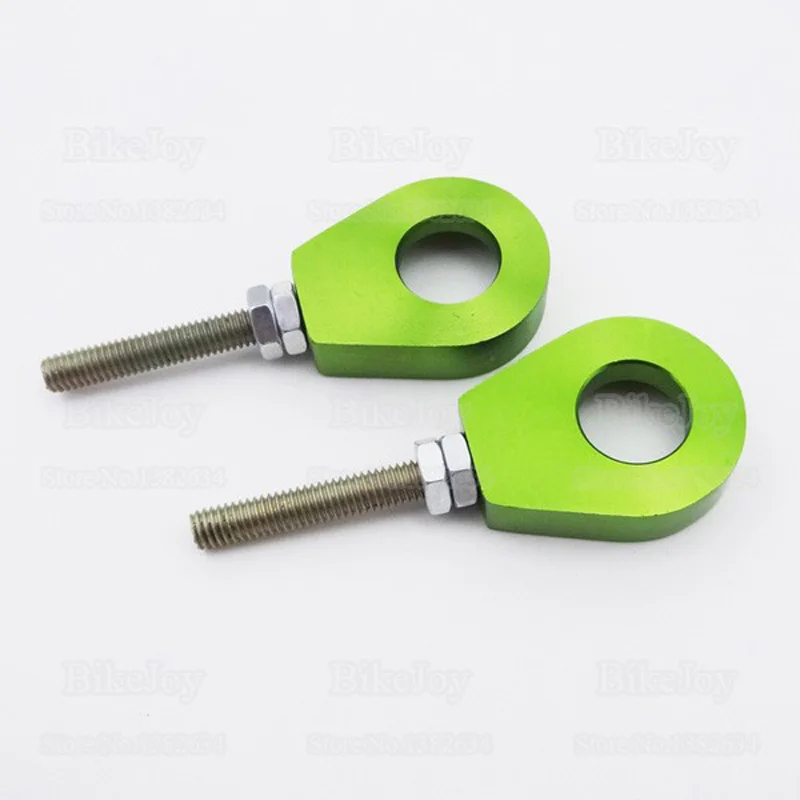 15mm Axle Chain Adjuster Tensioner Green for 50cc 70cc 90cc 110cc 150cc CRF XR YCF SDG Pit Dirt Bike ATV Quad Go Kart Motorcycle |