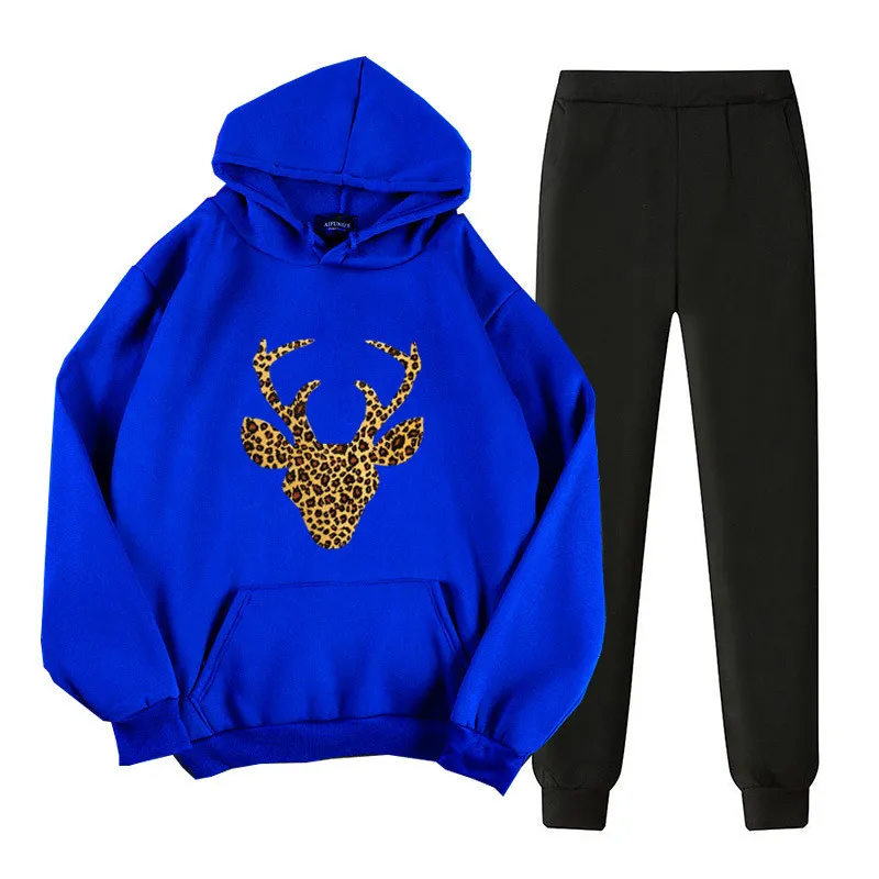 Женский Повседневный Спортивный костюм из 2 предметов толстовка с длинными