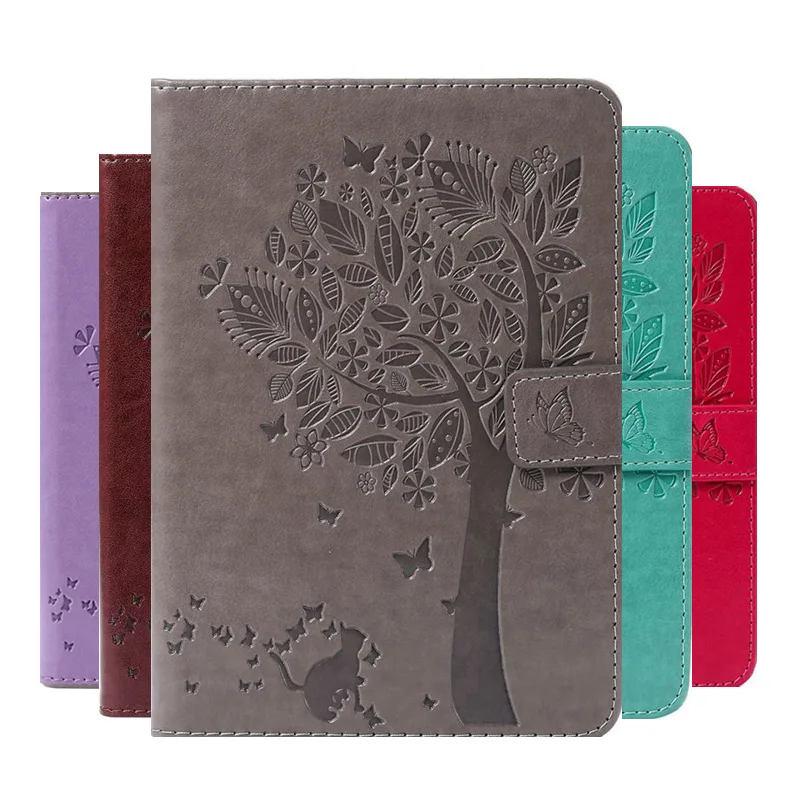 Чехол из искусственной кожи с рисунком кошачьего дерева для Samsung Galaxy Tab S4 10 5 флип