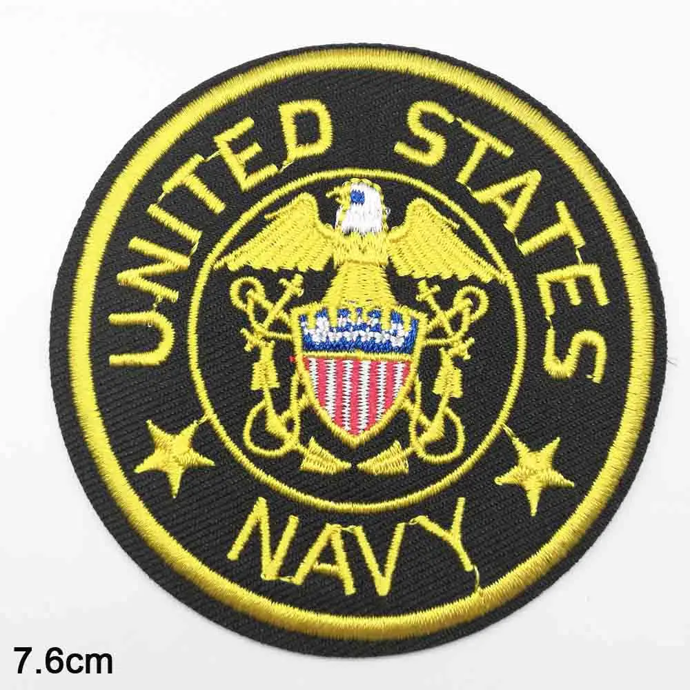 NAVY Freedom Beer Bacon оружие военное оружие тема пистолет железная Вышивка Одежда нашивки для одежды наклейки одежда - Цвет: NAVY