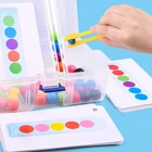 Пробирка Монтессори с зажимами, детская развивающая игрушка для обучения мелким мотором, развивающая игрушка для детей