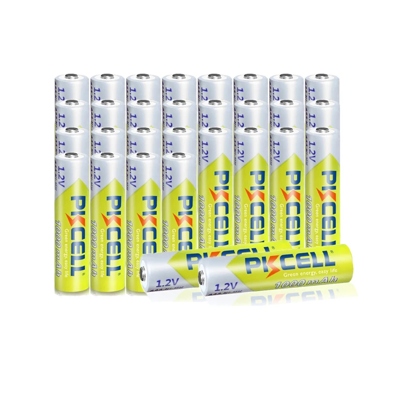 

30Pcs PKCELL 3A 1000MAH AAA Battery 1.2v NIMH Battery aaa NIMH Rechargeable batteries battery up to 1000ciecle times for toys