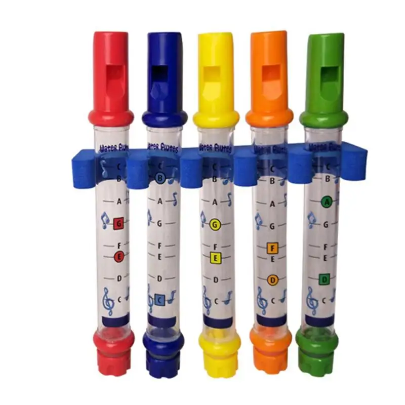 5 шт. водная флейта Игрушка Дети Музыка Душ Ванна мелодии красочные игрушки
