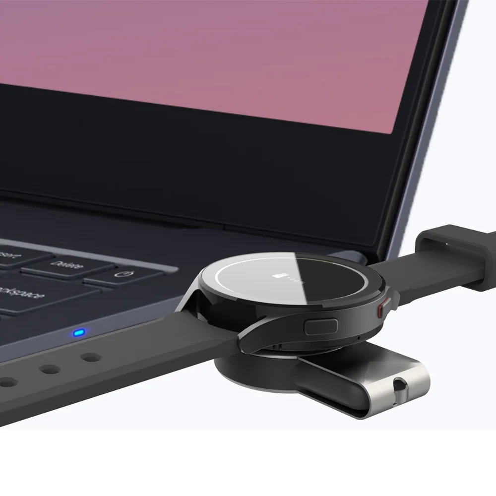 bonola portable usb magnetic watch charger for samsung galaxy watch 43 classic 42mm 46mm fast chargers for galaxy active 2 1 free global shipping