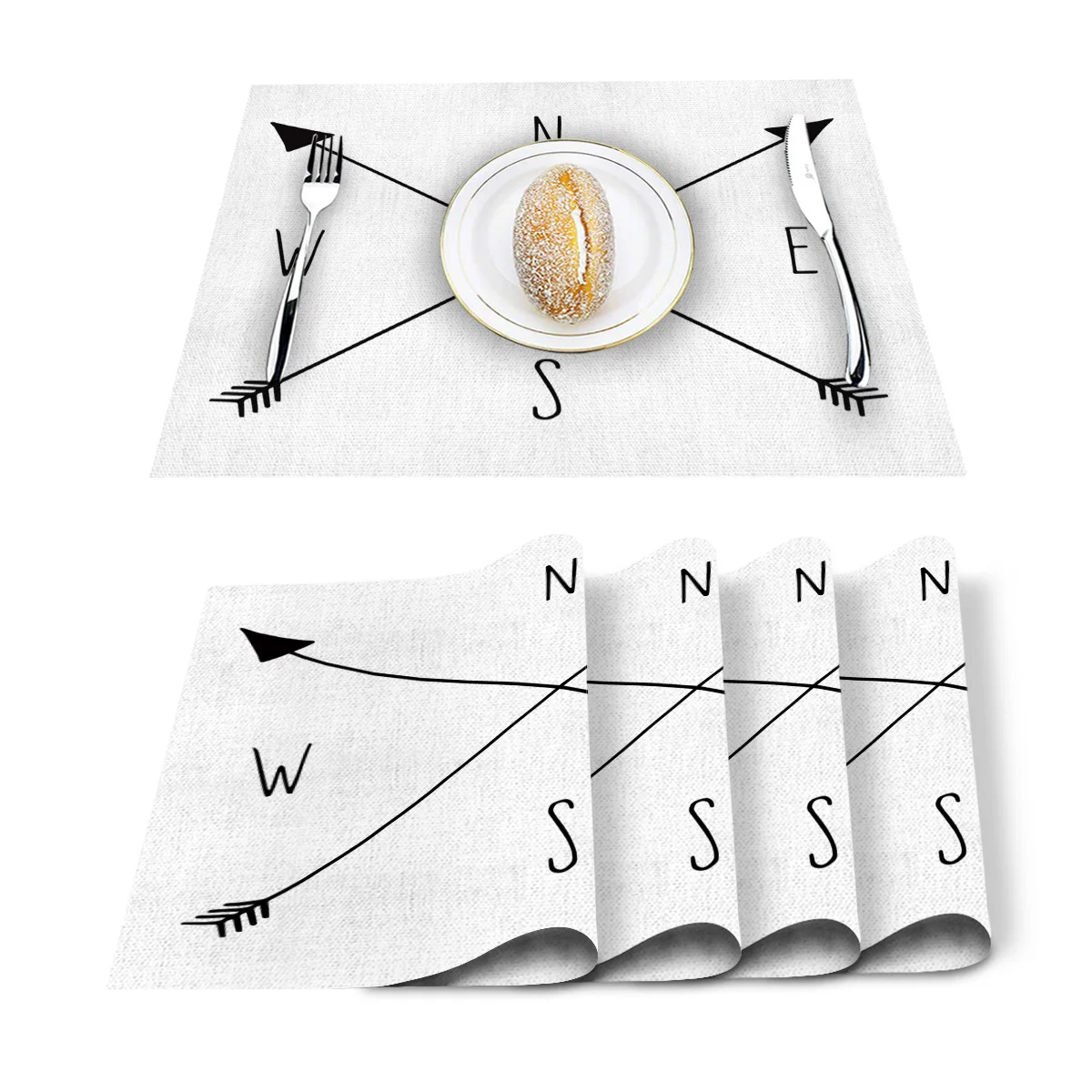 Направление стрелка указатель подстилки моющиеся хлопок белье скатерти Коврик