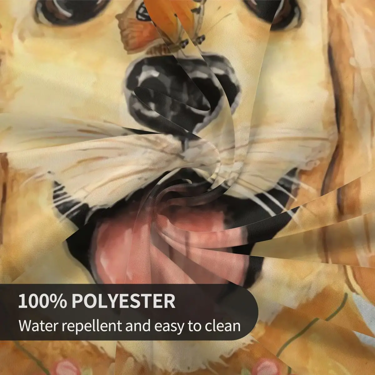 Скатерть с изображением собаки золотистого ретривера скатерть для стола из