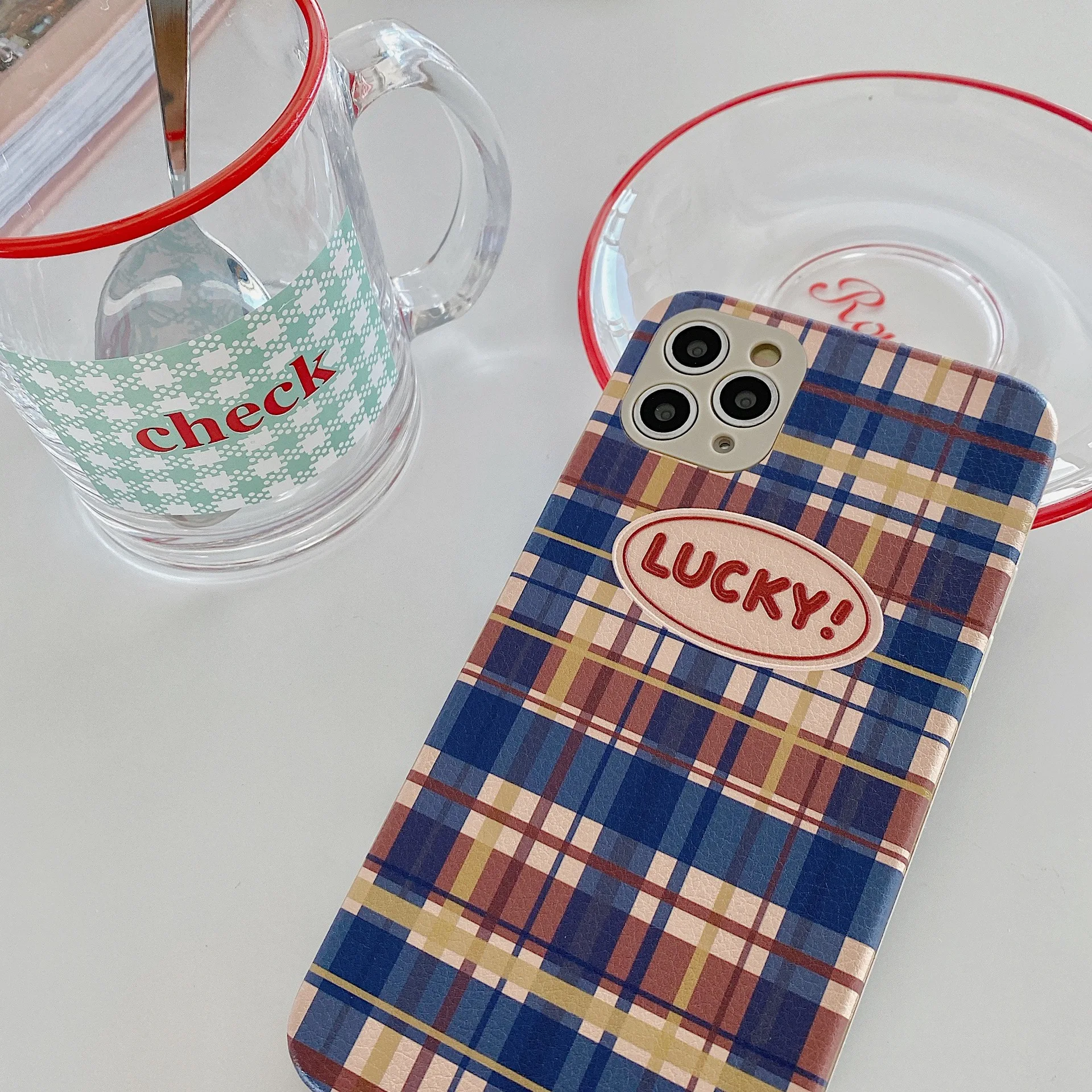 

Suitable for 11/12ProMax mobile phone case iPhonexs/xr soft female ins Korean style pattern for phone cases