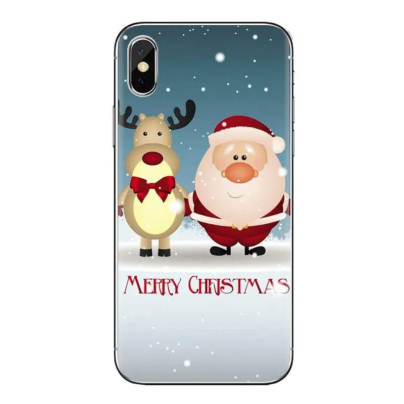 Рождественский Санта-Клаус для Xiao mi 6 A1 Max x 2 5X 6X Red Note 5 5A 4X 4A A4 4 3 Plus Pro мягкие
