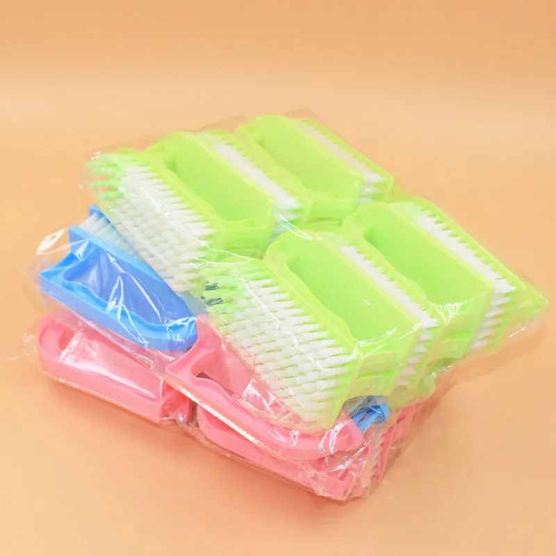 

1 pc Multi-functional Cleaning Washing Flexible Scrub Brush Hand-held Plastic soft hair bathroom laundry brush Cleaning Tools 5Z