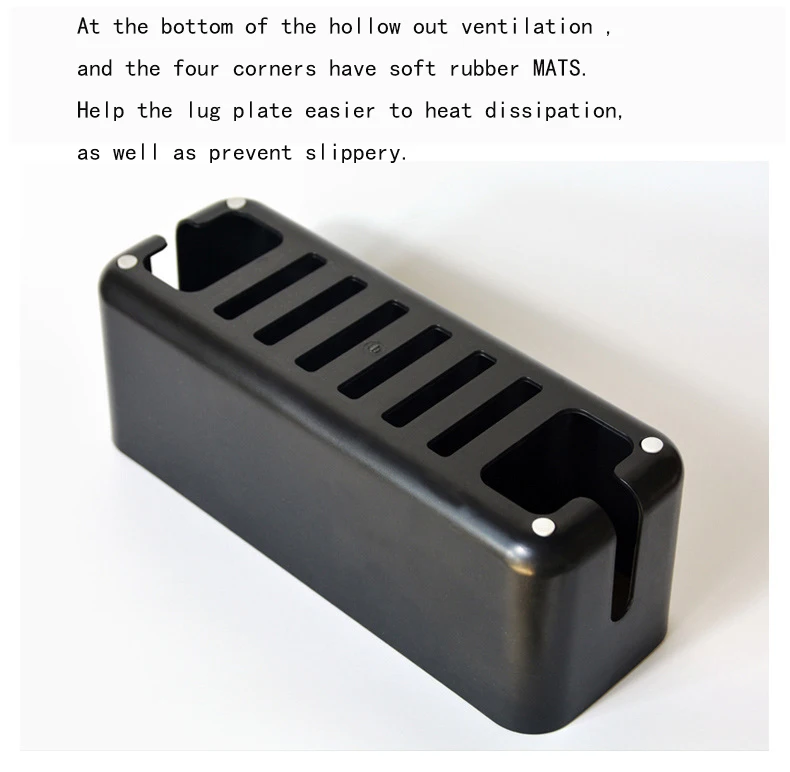 barato Caixas De Tomada Cabo Tira De Energia Fio Caso Desktop Rede Linhas Bin Armazenamento Anti Poeira Carregador Soquete Organizador Caixa à Prova De Poeira