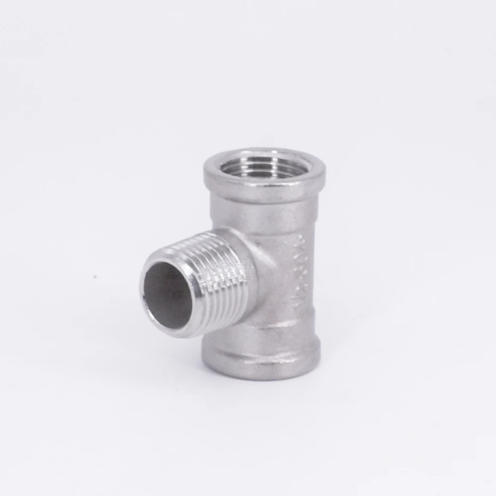 Все типы 1/2 дюйма BSPT наружная и внутренняя резьба тройник 3 способа 304 фитинги из