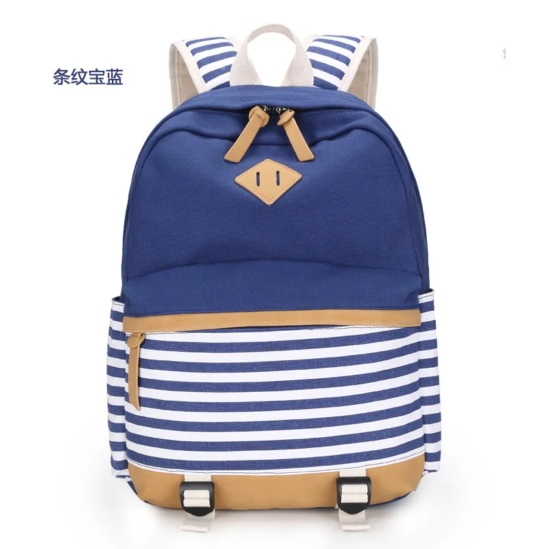 Новинка 2019 полосатая Холщовая Сумка на плечо модные повседневные школьные сумки