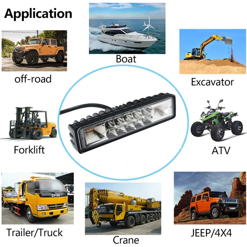 2 шт. 5 8 дюйма светодиодный рабочий свет стробоскоп двухцветный 12 В-60 в точечный