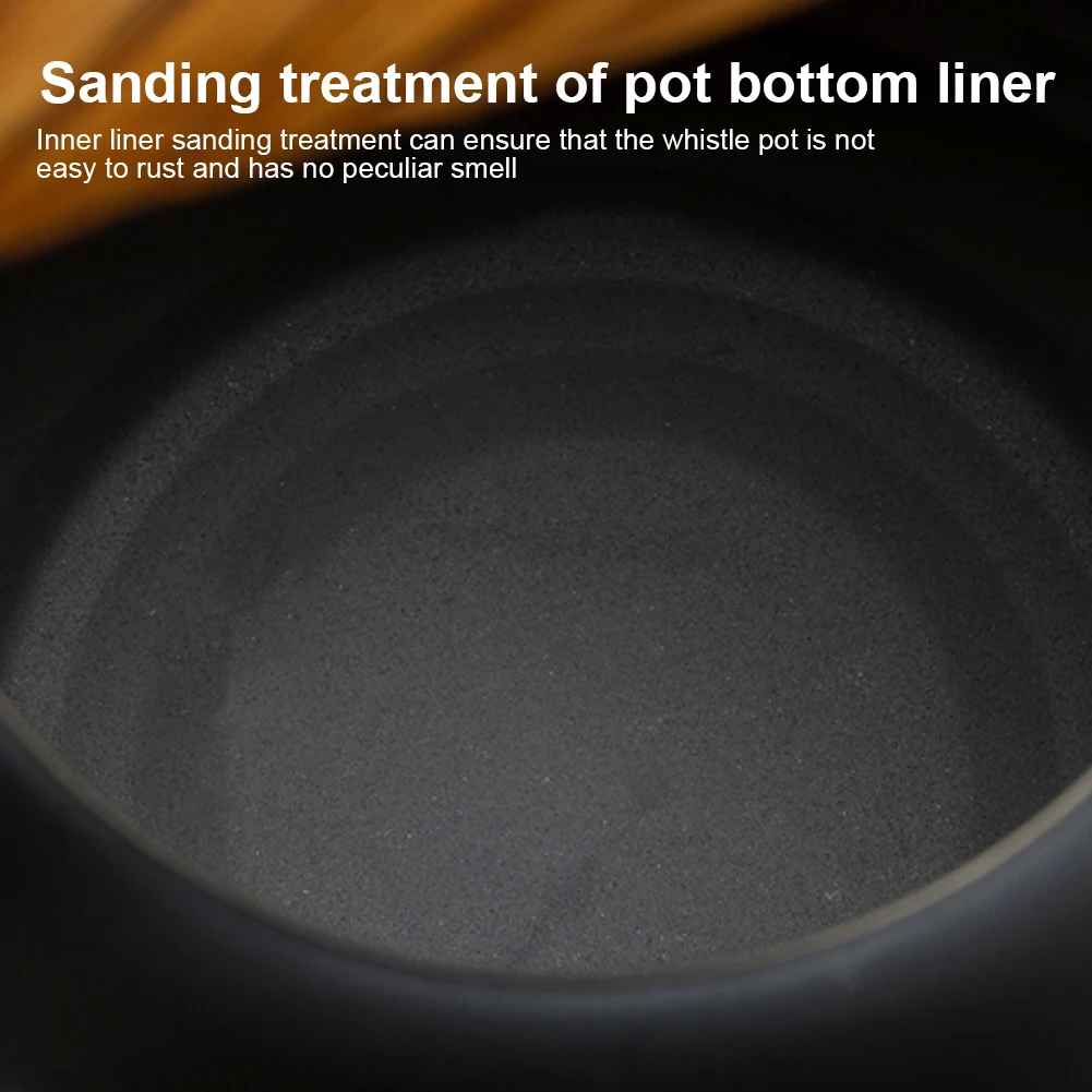 

2.8L With Handle Camping Loud Whistling Ergonomic Cookware Stove Top Tea Kettle Stainless Steel Durable Coffee Water Pot