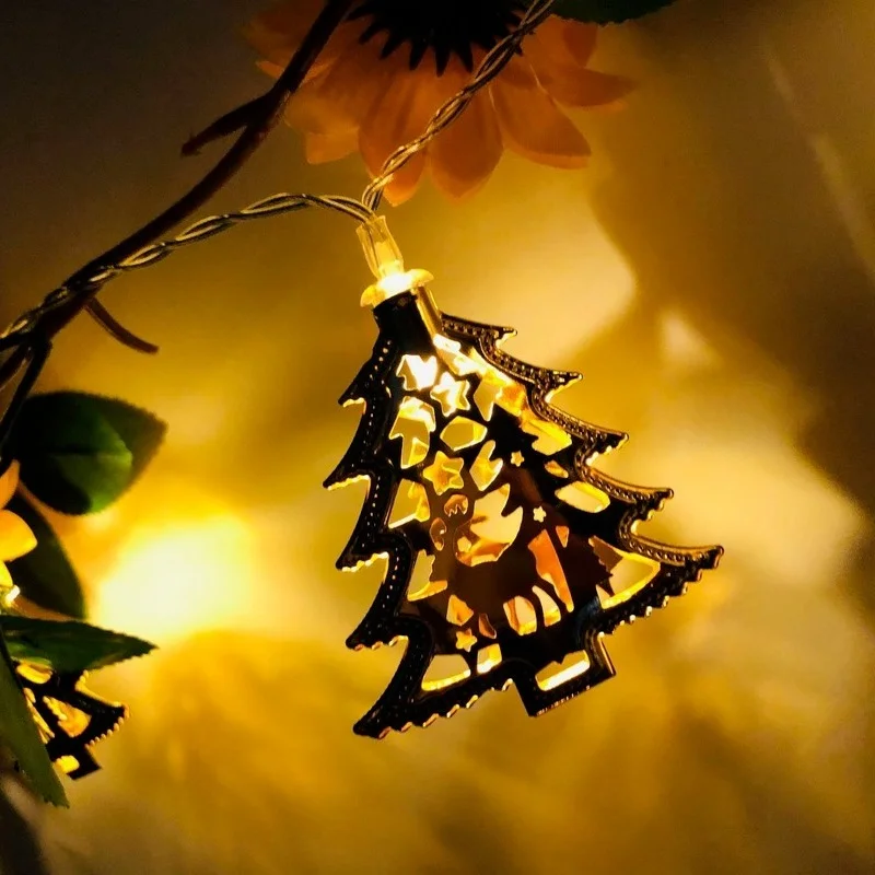 

10/20LED Christmas Lights Christmas Tree String Lights Bedroom Decor Fairy Lights Christmas Decoration New Year 2022