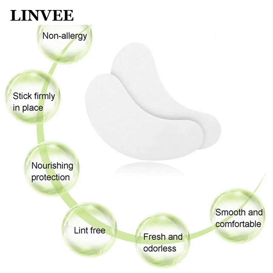 Накладные ресницы глазные гель патчи 10/20/50 пар гидрогелевые наклейки для