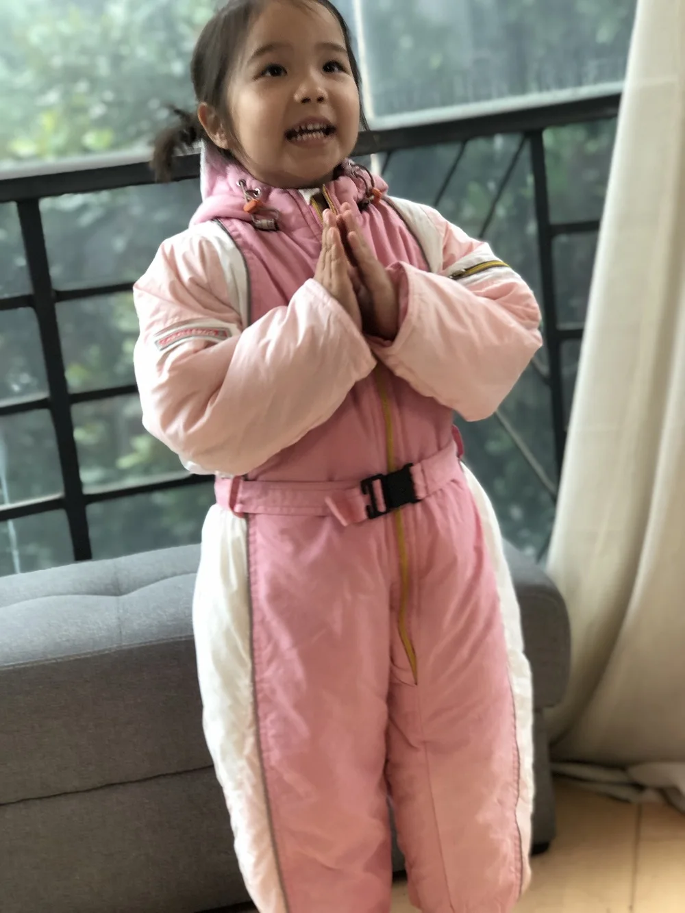 

Kids overall winter New arrival 2021 warm snow suit boys girls fashion 3-4 years old