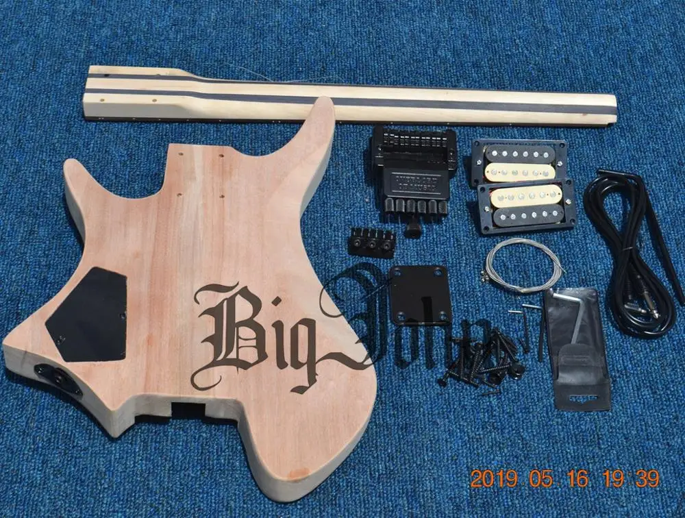 Полуфабрикатный вентилятор без головок электрогитара корпус из красного дерева