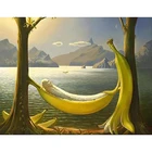 Набор для рисования по номерам на холсте банан, 40 х50 см