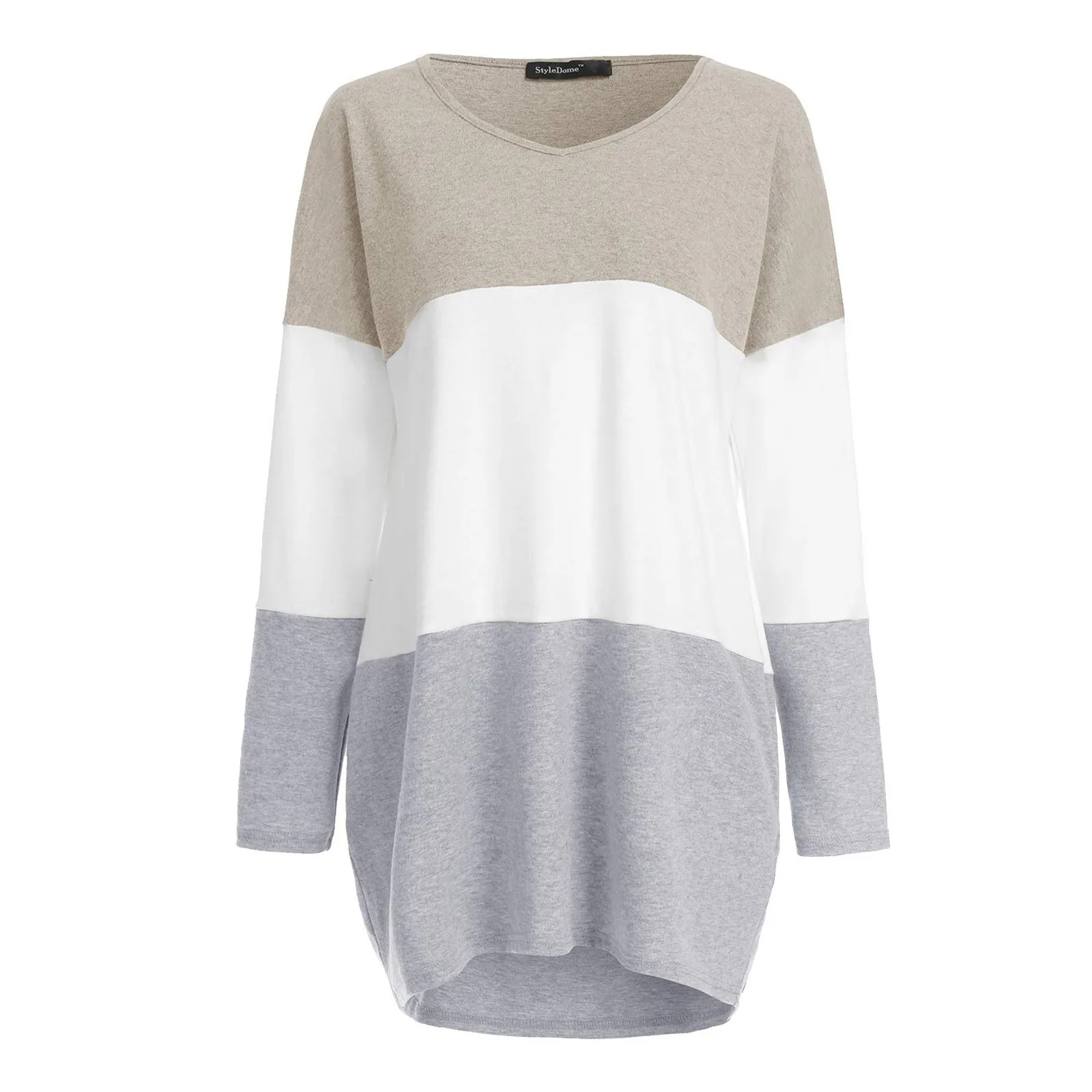 

Baggy V Neck Knitted Jumper Thick Loose Wild Cotton-padded Heated Sweater Womens Sexy Causal Long Sleeve Sweater Sweatshirt