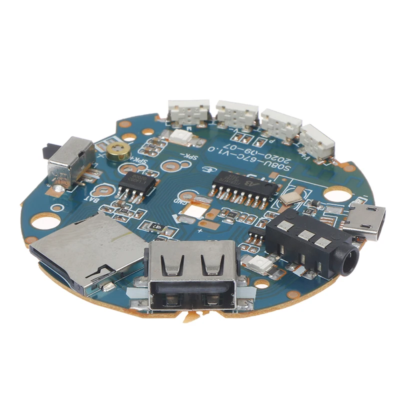 

New 3.7-5V Multifunction Bluetooth Receiver Audio Amplifier Board MP3 Decoder