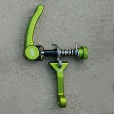 green 7 цветов складной велосипед Seatpost зажим крюк ультра легкий захват для brompton складные birdy части - Цвет: green