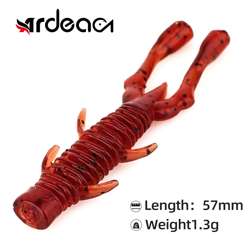 Ardea soft bait 20pcs 1.3g fishing lure Silicone Swimbait Wobblers Pesca Tackle trout Carp Jigging  bass pike winter eazy