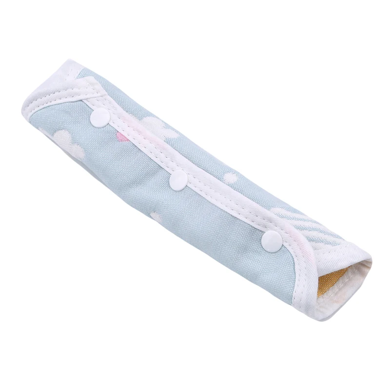 

2Pcs/Set Strollers Shoulder Cover Arm Sleeve Bib Accessories Stroller Armrest Towel Breathable Safety Belt Towel Soft
