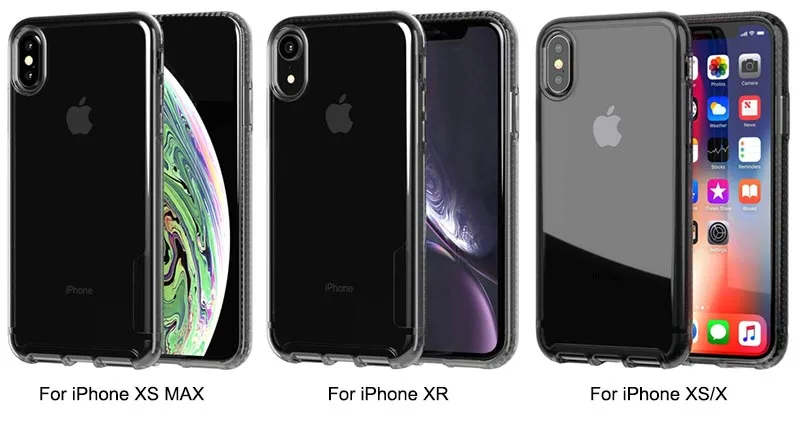 Ультратонкий Гибридный кристально чистый чехол для iPhone 11 pro max XS XR 8 7, амортизирующий чехол с защитой от царапин, прозрачный чехол на заднюю панель