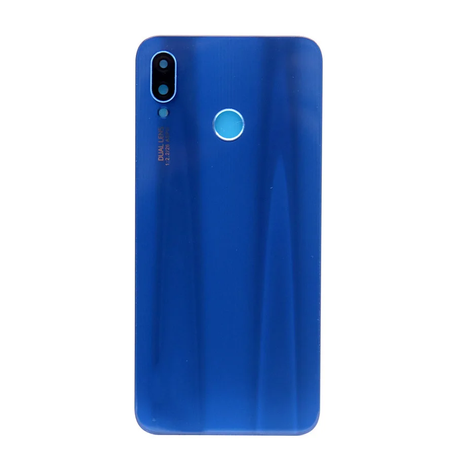Для huawei P20 Lite Крышка для батареи Задняя стеклянная дверь корпус чехол для huawei P20 Lite Крышка для батареи задняя панель с объективом камеры
