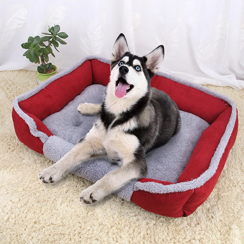 

All Seasons Pet Bed Dog Nest Soft Cat Mat for Large Medium and Small Pets Bone Toys Rattan Mat Blanket Breathable