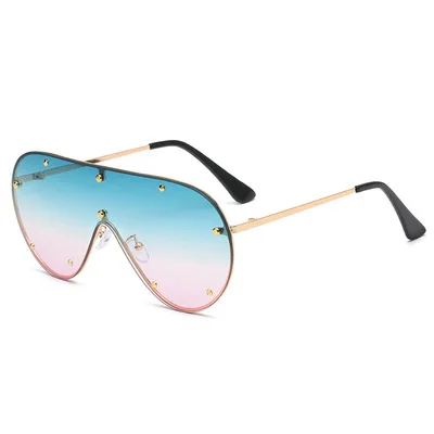 

Thin Sunglasses For Women One Piece Sunglasses Personality And Cool Street Photography Europe And America Style 2021 New Tide