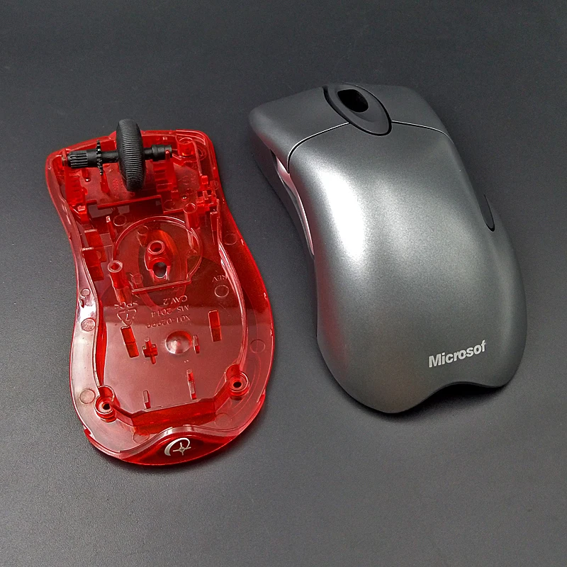 1 шт. чехол для мыши Microsoft IE3.0 IO1.1 Red Shark top shell Bottom Аксессуары колесных дисков