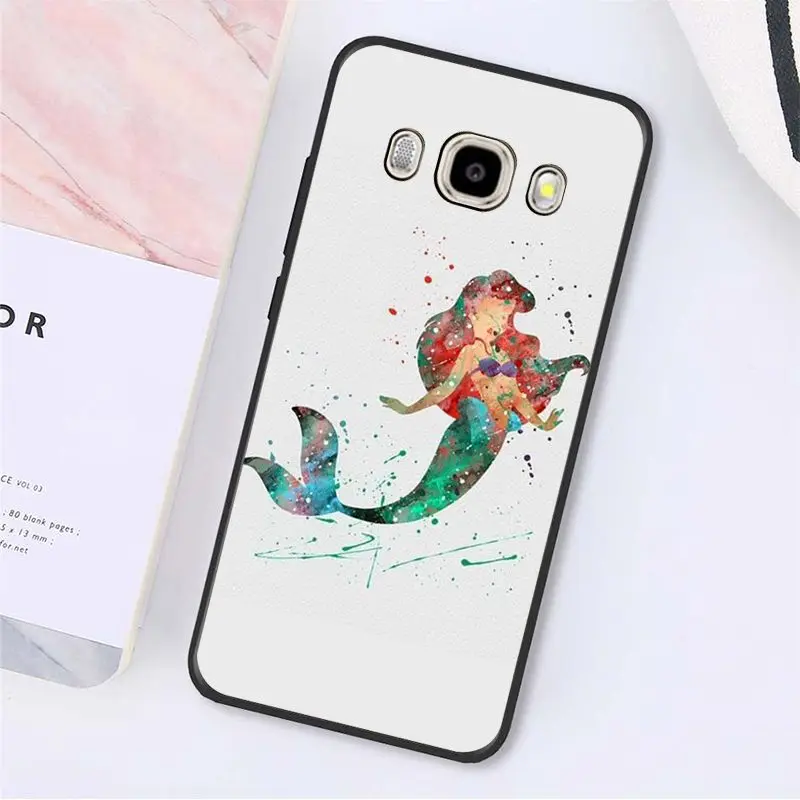 A14 MaiYaCa Ариэль Русалочка Принцесса мягкий чехол для телефона samsung Galaxy J7 J6 J8 J4 J4Plus J7 DUO J7NEO J2 J7 Prime - Цвет: A14