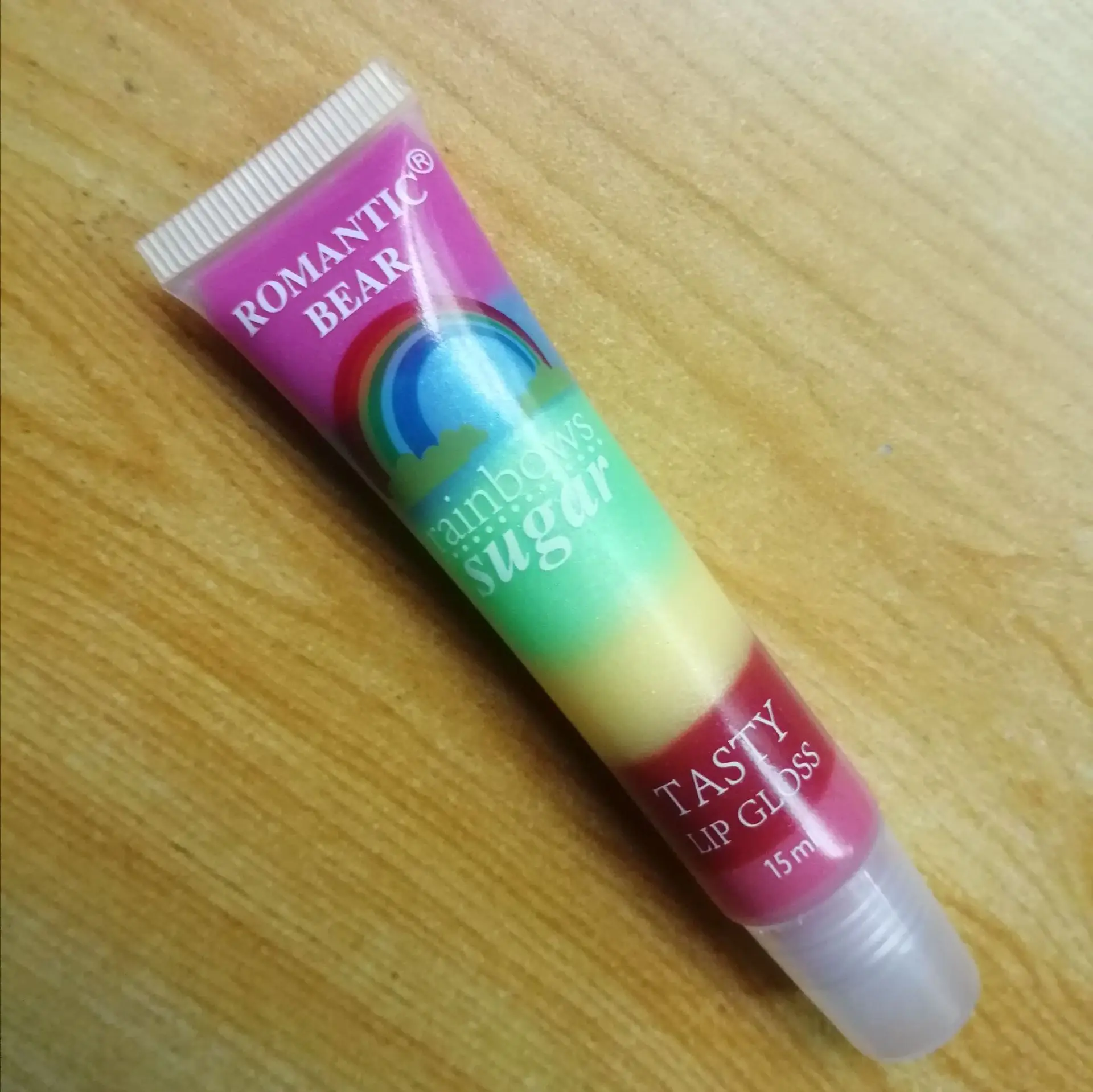 Новый инструмент для макияжа блеск губ с блестками Радужный желеобразный