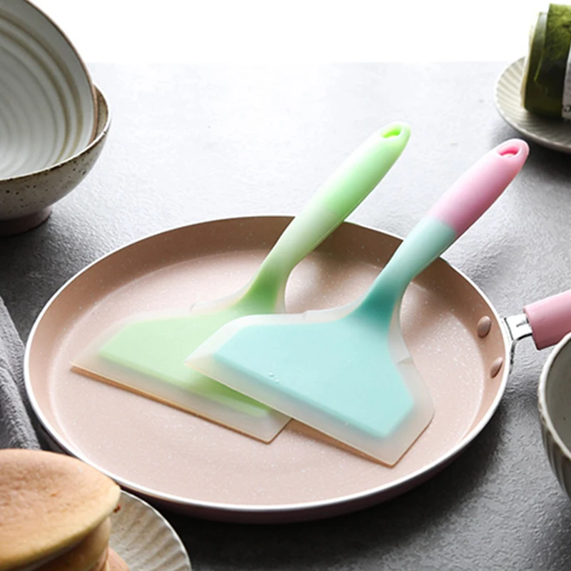 Силиконовая кухонная утварь лопатка говядина мясо яйцо кухонный скребок широкая