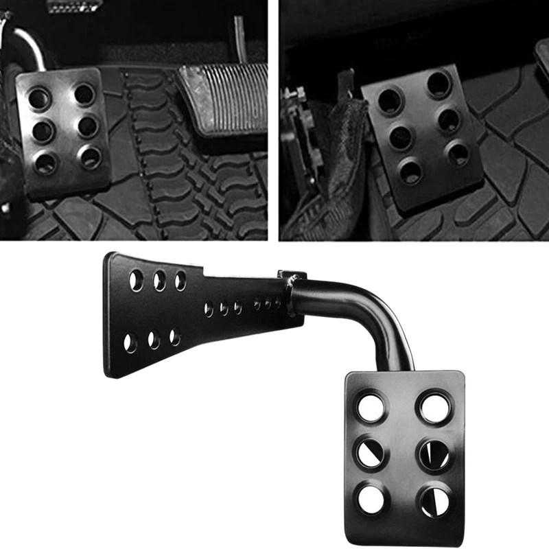 Сталь мертвая педаль левая ножная подставка для Jeep Wrangler JK Unlimited 2007 2018 Rubicon Sahara x