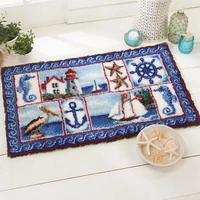 latch hook kits for adults and kids latch tapestry kit hook kit with printed colorfull lattic pattern crafts for adults
